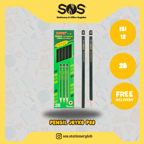 

Pensil Joyko P88 2B 1 Box [ Isi 12 Pcs ]