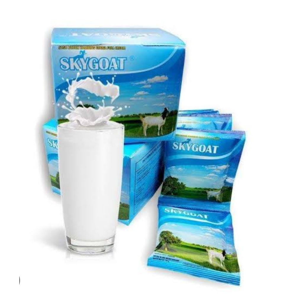 

SKYGOAT Susu Kambing Etawa Bubuk Full Cream 10 Sachet