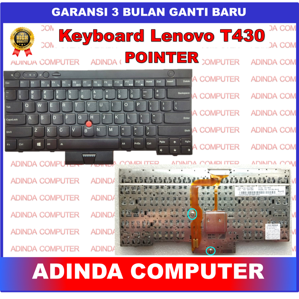 Keyboard Lenovo Thinkpad T430 T430i T430S Pointer