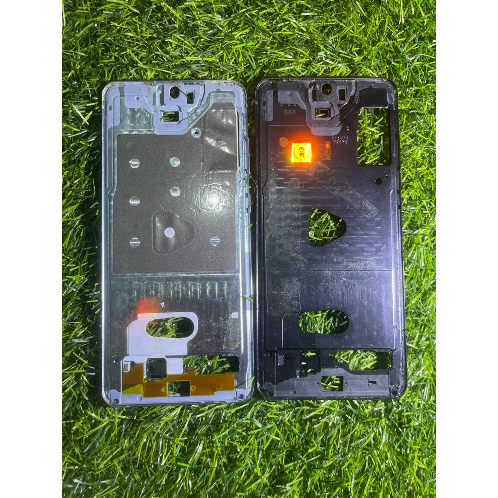 FRAME LCD DUDUKAN LCD SAMSUNG S20 PLUS ORIGINAL ASLI COPOTAN