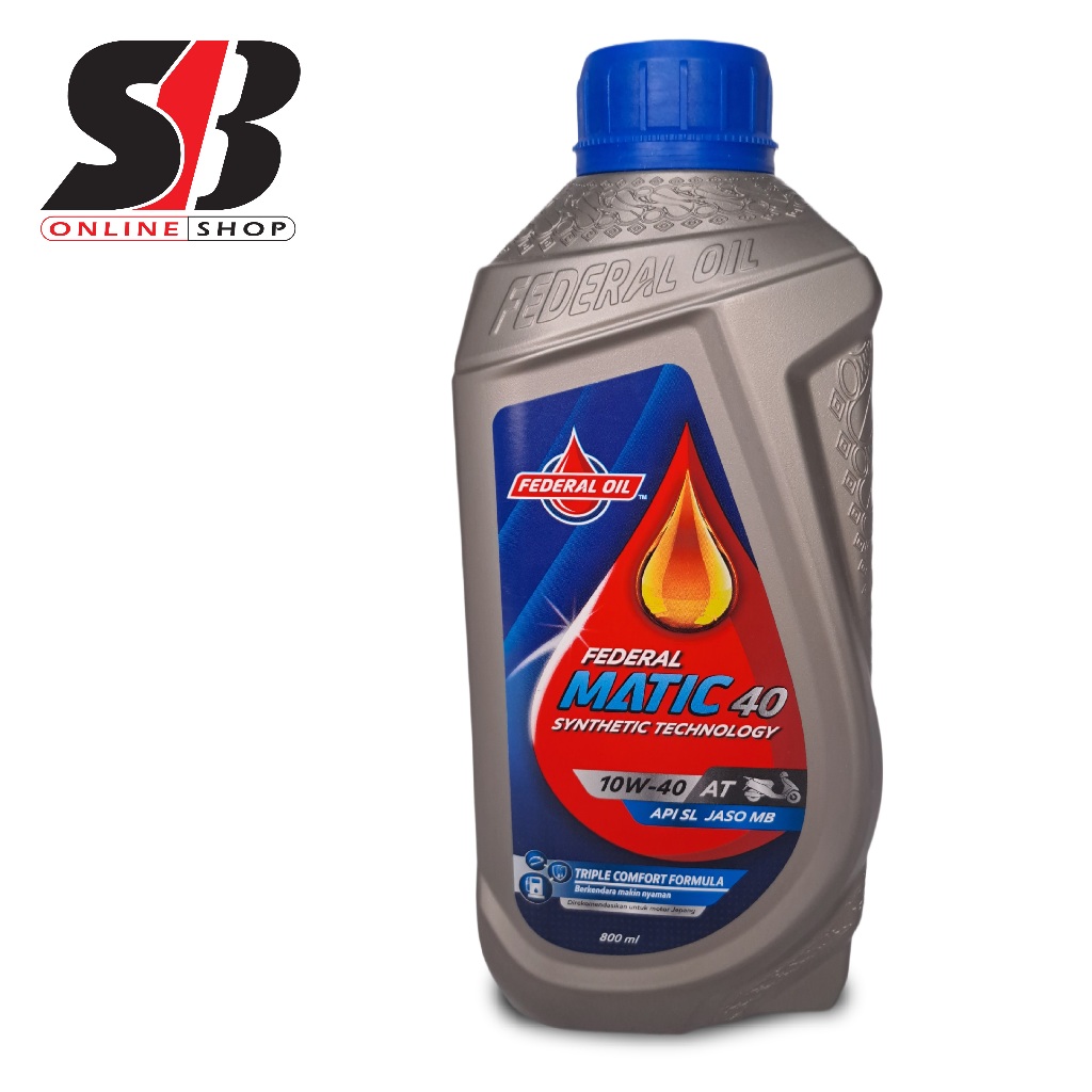 FEDERAL - MATIC 40 10W-40 800 ML - Oli Motor Matic