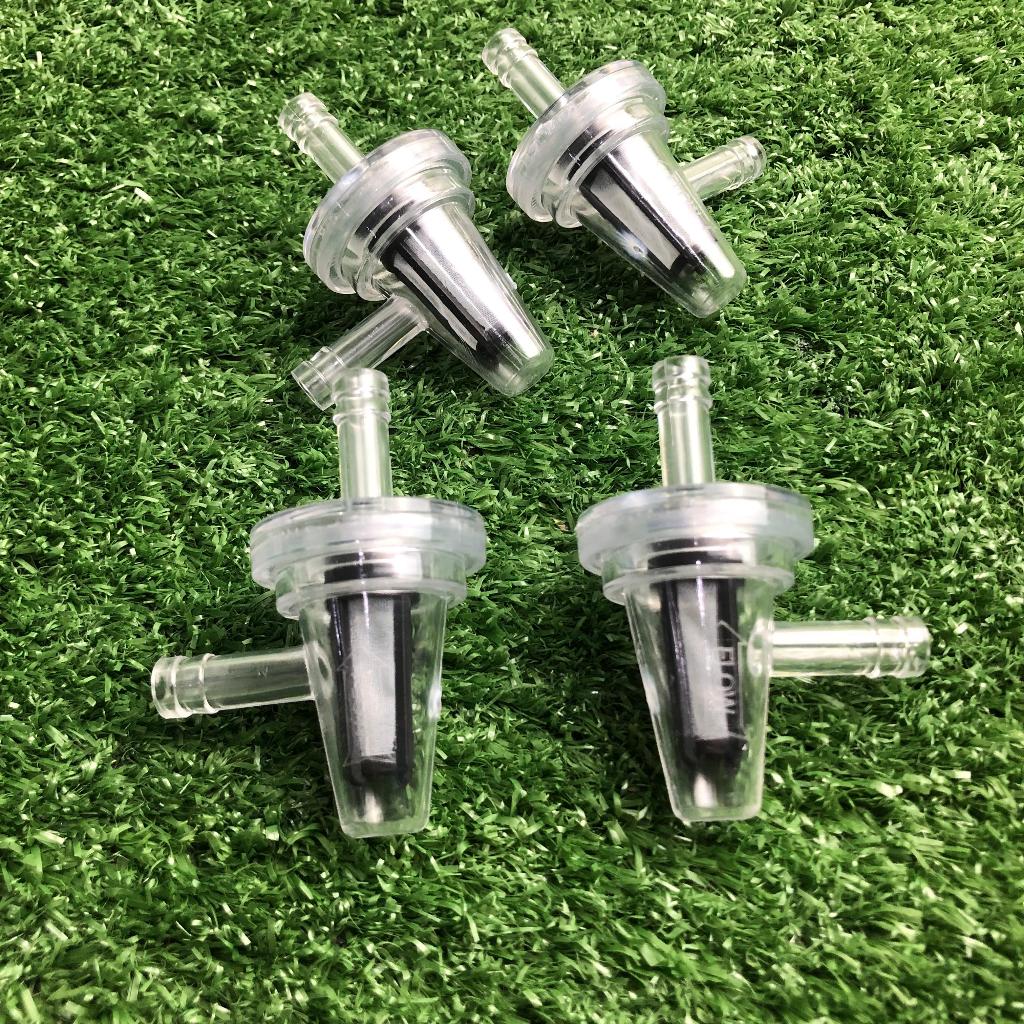 FILTER BENSIN TRANSPARAN MIKA BENING MODEL L  SARINGAN BENSIN MOTOR UNIVERSAL