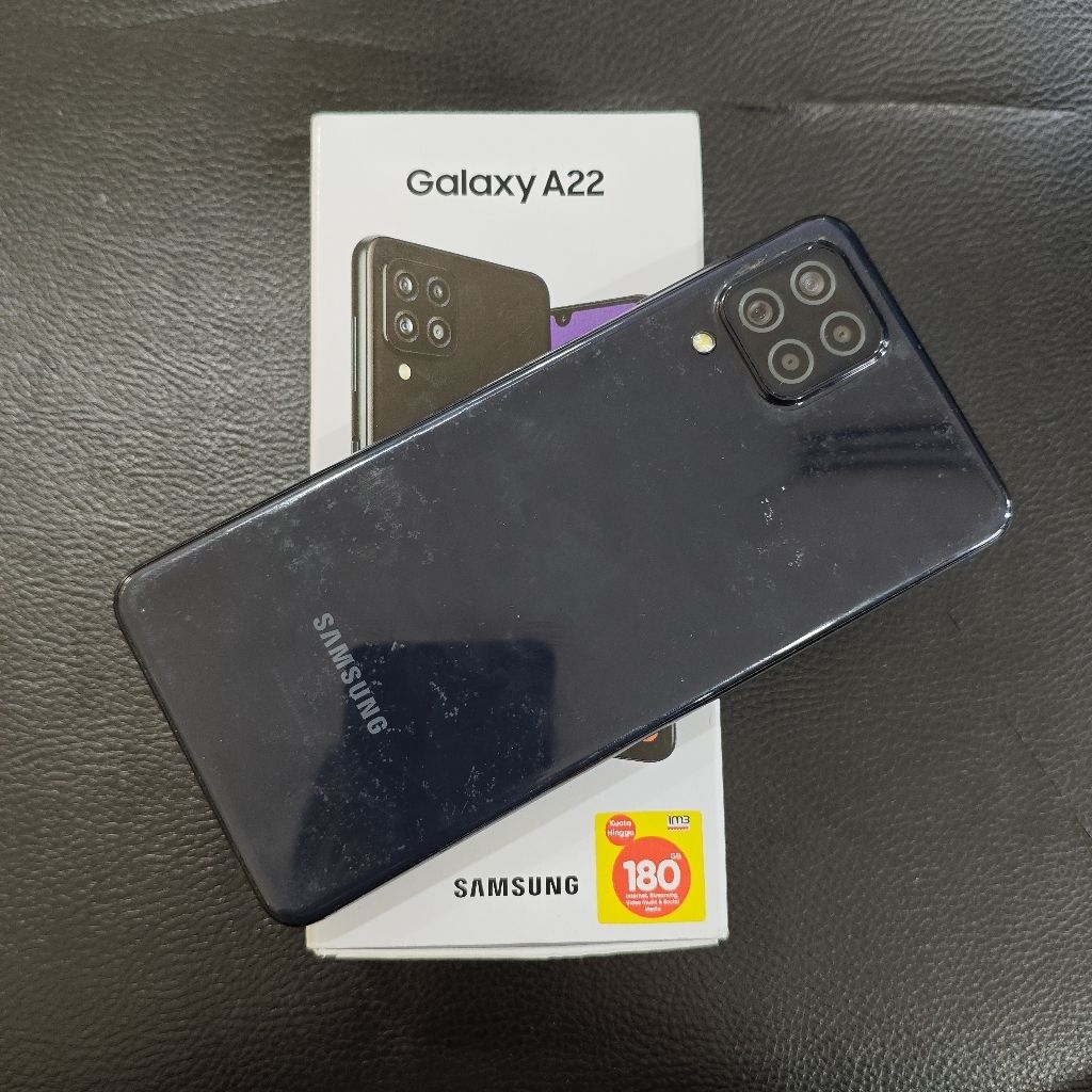 Samsung A22 6/128 GB Second Fullset Resmi