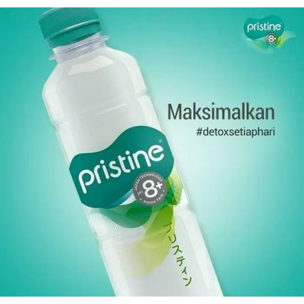 

Pristine water 8+ / Air alkali sehat & menyegarkan 400 ml-1500 ml