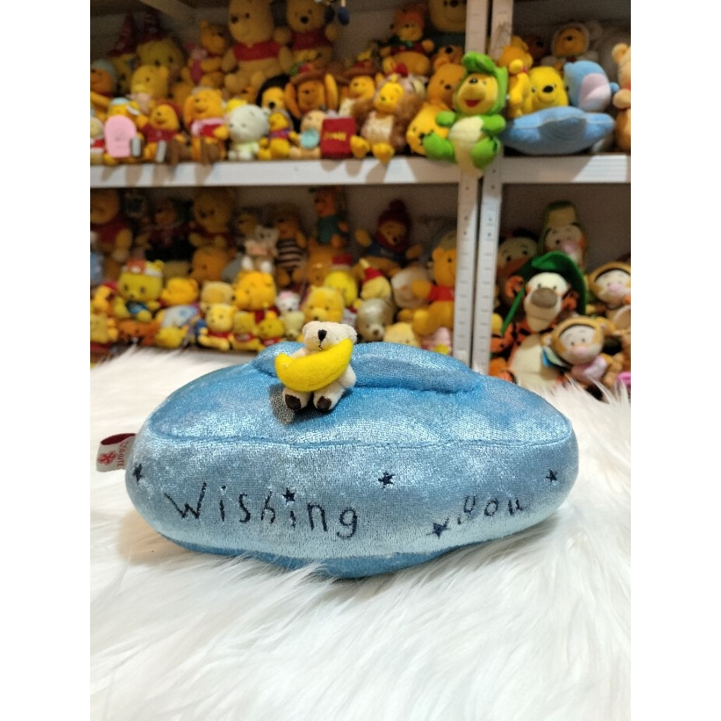 boneka zeppelin balon udara bawa beruang brand socute Like new