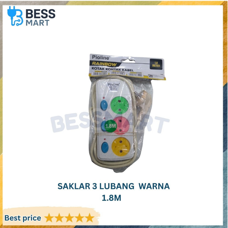 Pioline Stop Kontak  Lubang Warna Series (Pcs)