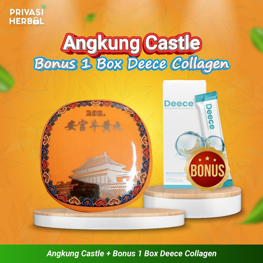ANGKUNG CASTLE ORIGINAL CINA Obat Stroke Herbal Cina Angong Niuhuang Wan Angkung  Obat Stroke Herbal