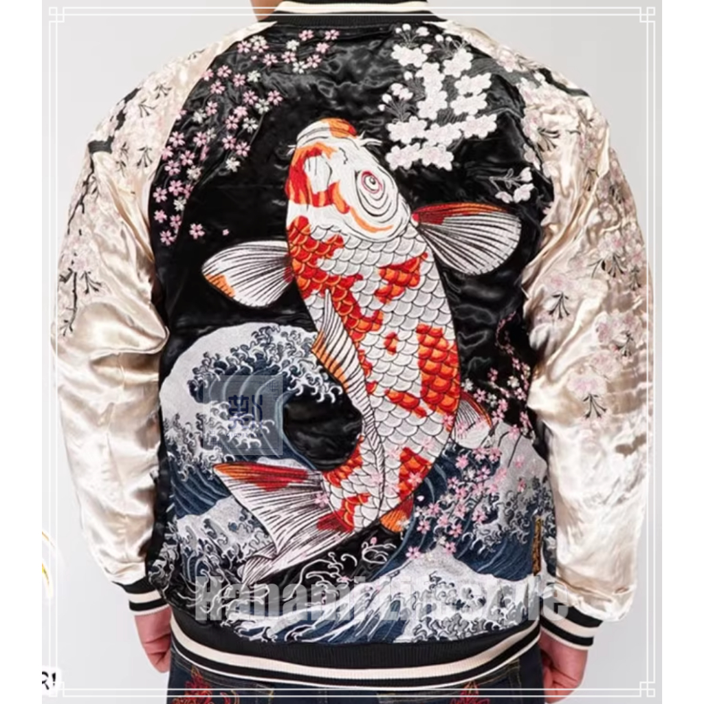 SUKAJAN JAKET KOI FISH  ONIDENIM JACKET PHOENIX