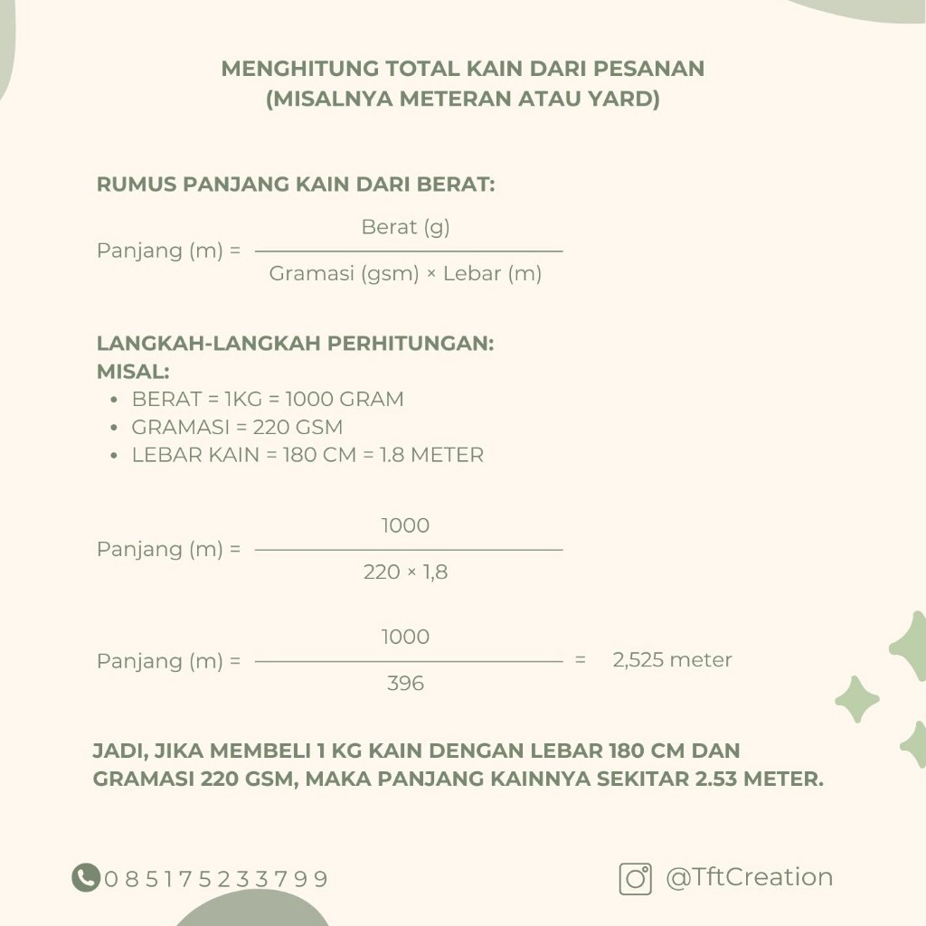 1 Yard Bahan Kain Jasmine Semiwool Premium Jfg Textile Lembut Adem Nyaman Mewah Halus Tidak Kaku