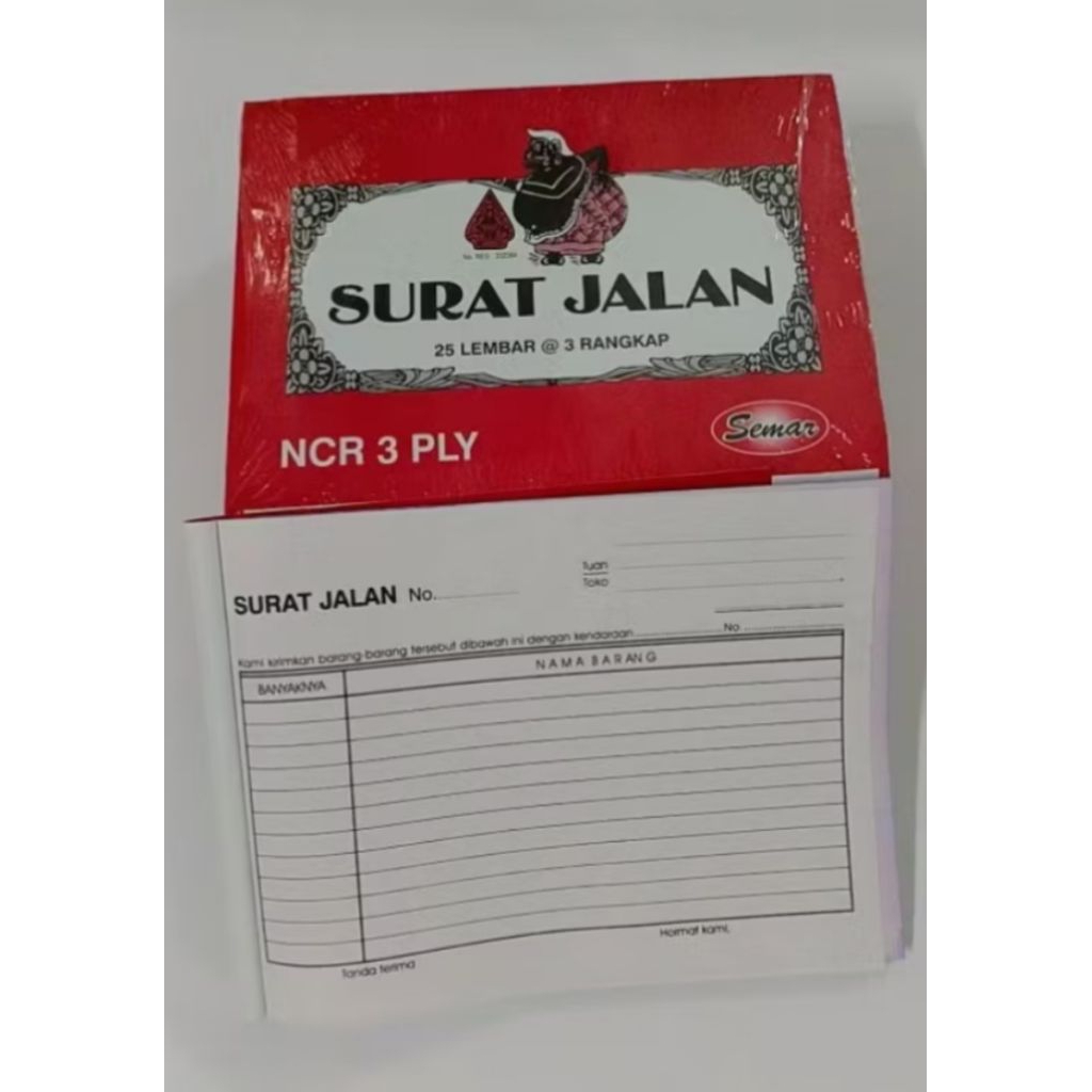 

BUKU/SURAT JALAN SEMAR 3 PLY