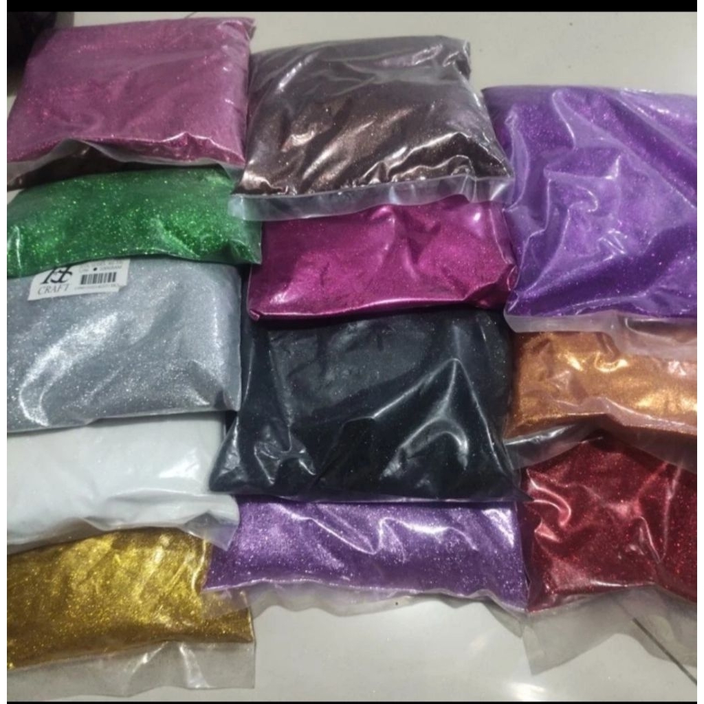 Glitter bubuk serbuk glitter halus kiloan