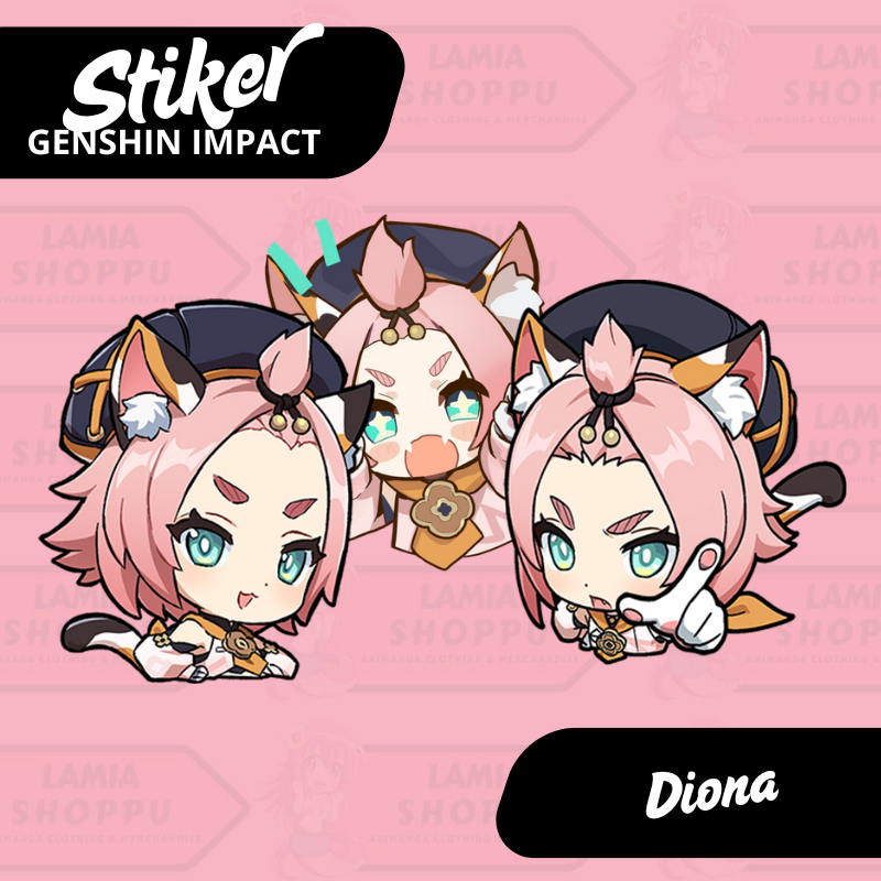 

Sticker Genshin Impact Diona | Stiker Diona Genshin | Sticker Diona GI