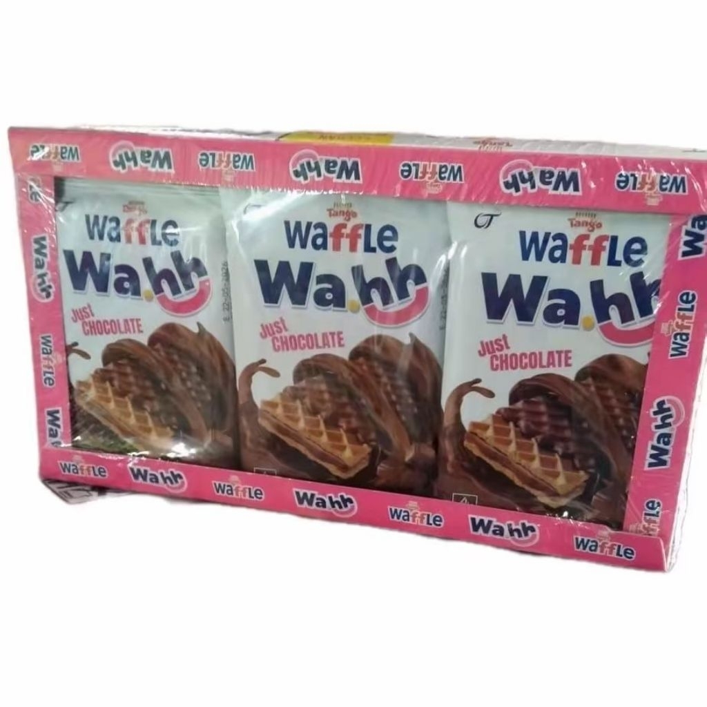 

TANGO WAFFLE WAHH JUST CHOCOLATE NETTO 1 BOX ISI 12 PCS MURMER