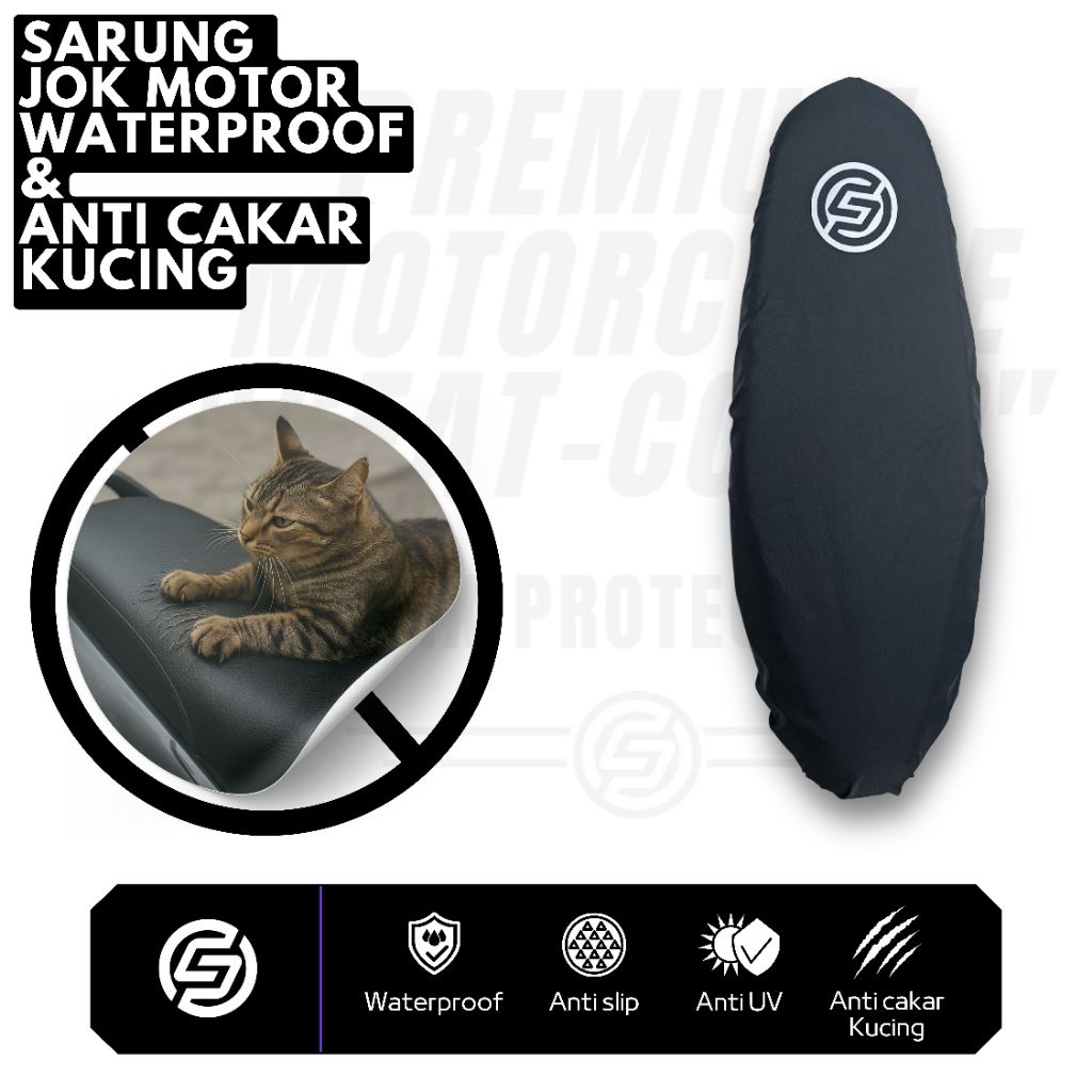 Cover jok motor NMAX / AEROX / PCX Sarung jok motor variasi terbaru