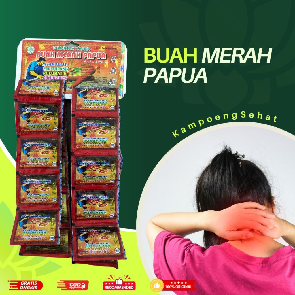 

Buah Merah Papua Kapsul Hanger Original 100% Asli