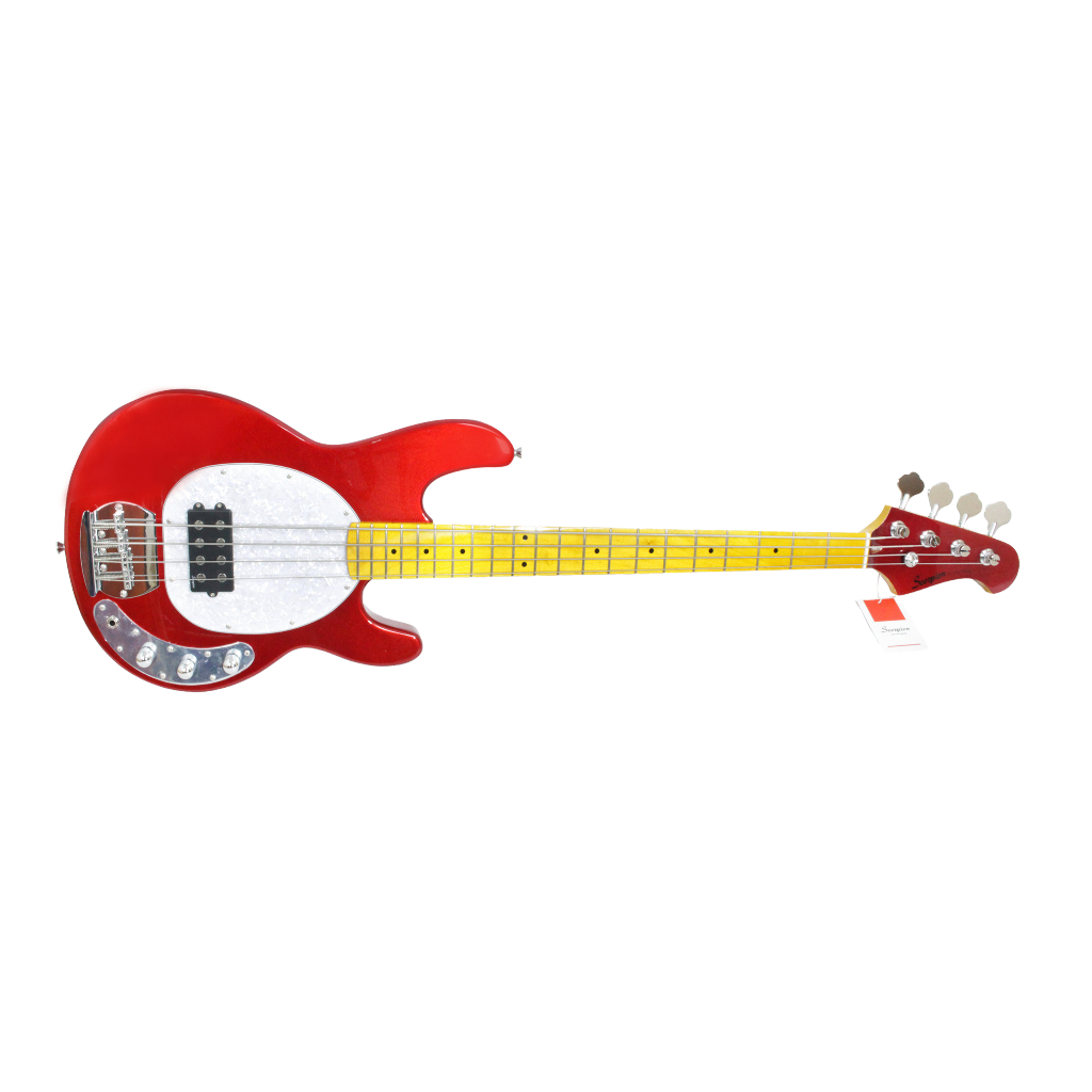 Promo Bass Elektrik Merk Scorpion Original Candy Red / Merah Tipe Sp300 Car Model Musicman Bass
