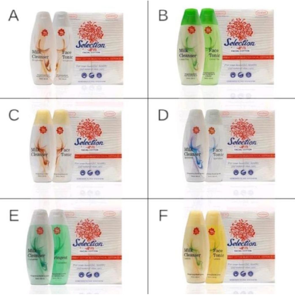 Paket Pembersih Wajah Viva 3in1 ( Milk cleanser + Face tonic + Kapas selection )