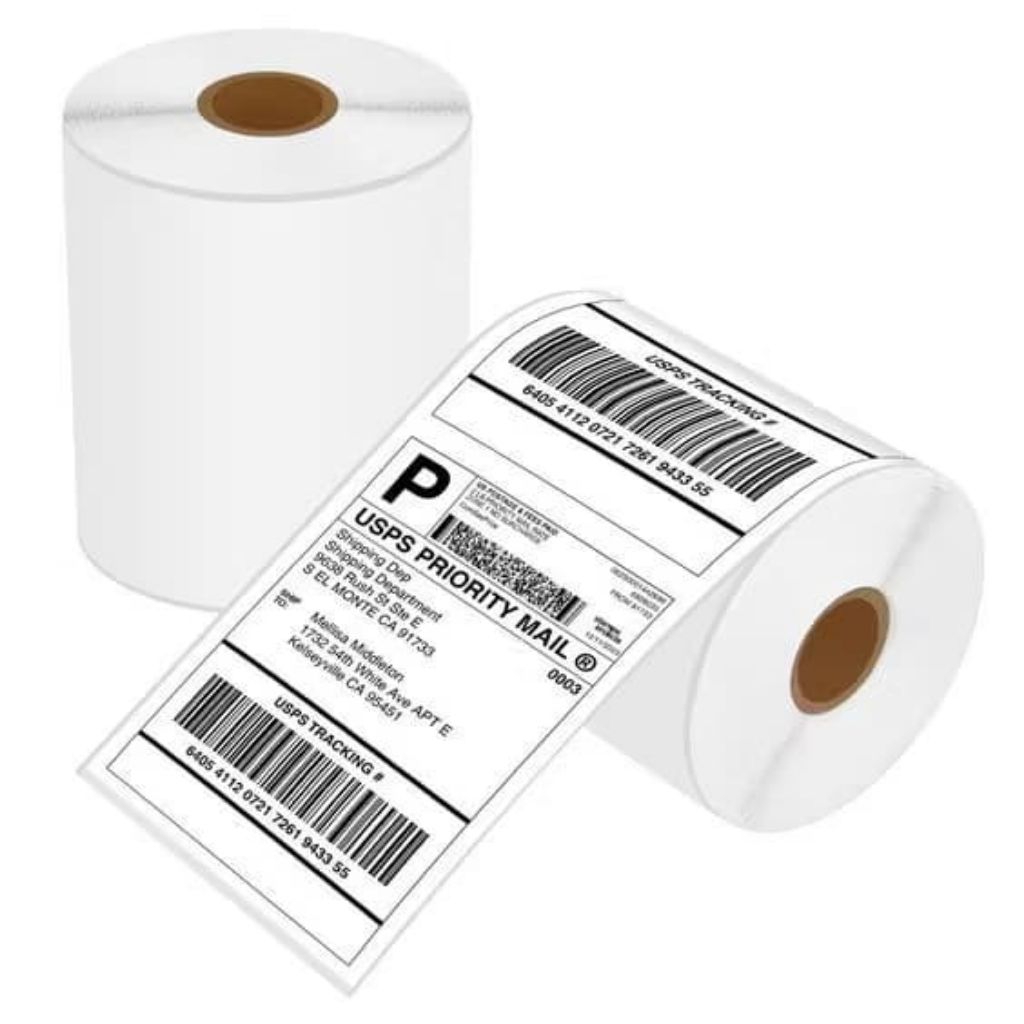 

Kertas Thermal 78x100 mm isi 300 Pcs/Label barcode Olshop / Label resi pengiriman
