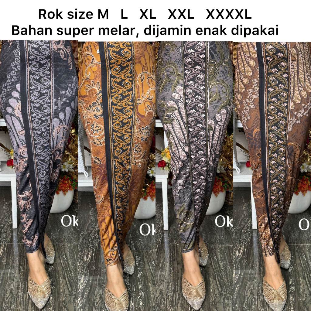 Kamen Jadi Moscreft Songket Batik Rok Kamen Moscrep Bawahan Wanita Rok Span Jadi Pramugari Belah Dep