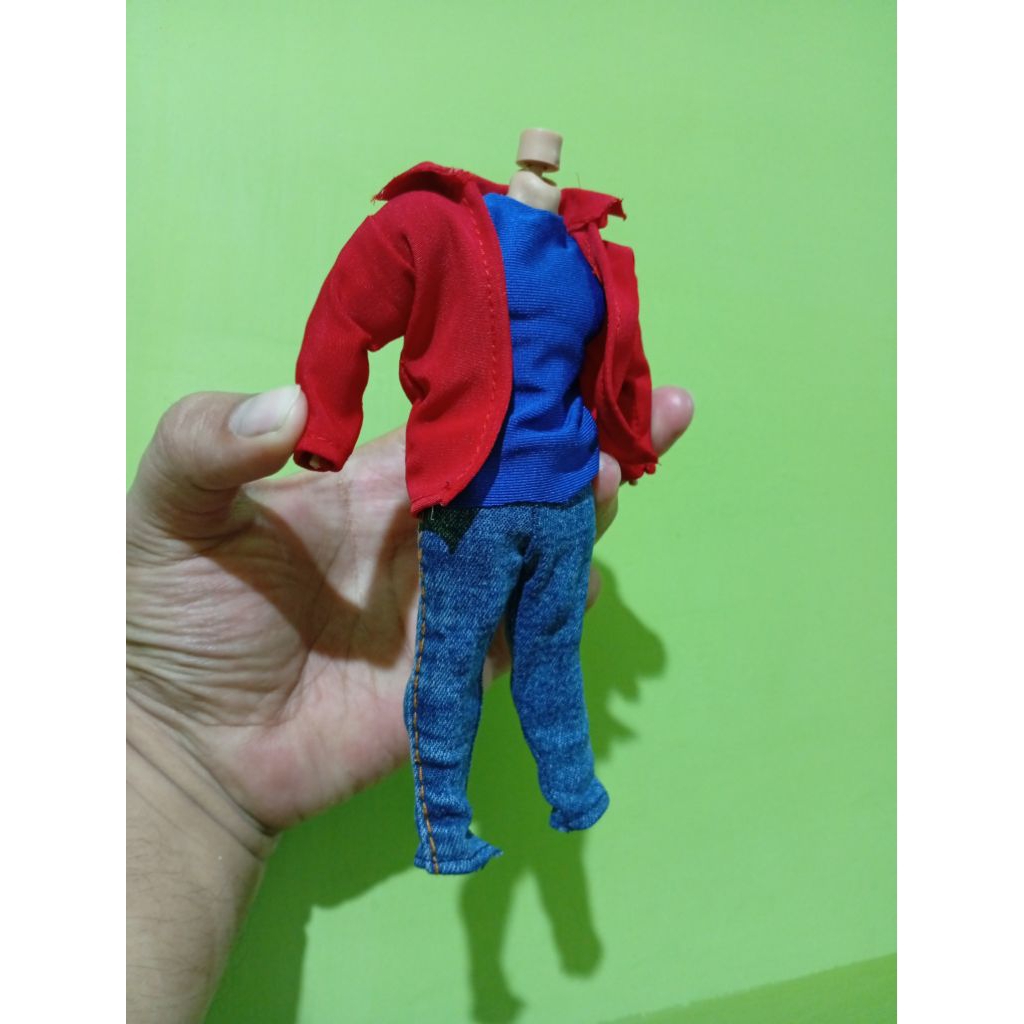 Outfit Smallville Clark Kent Superman Jaket Baju Celana untuk kitbash Action Figure ADAM Vtoys Notam