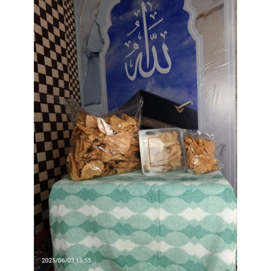 

TERMURAH!!!KRUPUK PANGSIT BAWANG|EMPING BAWANG GURIH KRIUK EMPUK RASA ORIGINAL