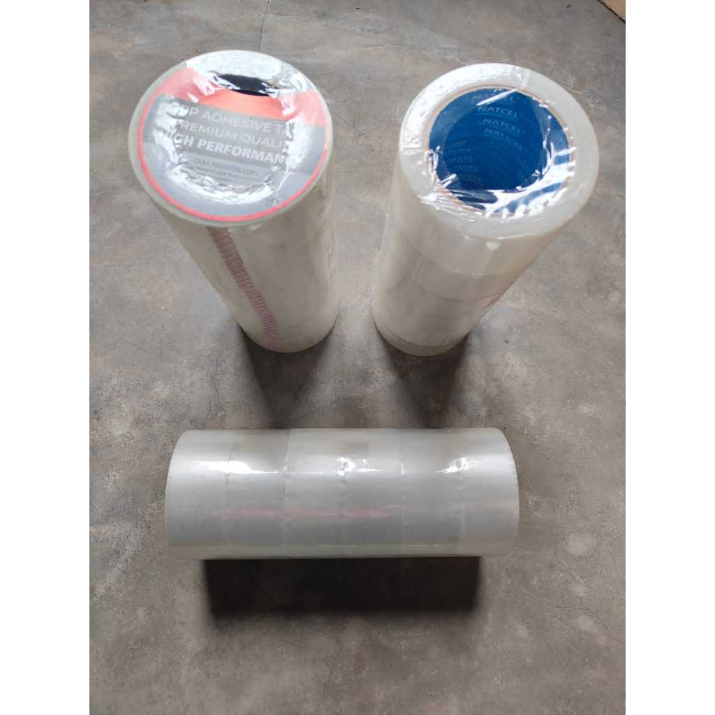 

lakban bening & coklat 100y Natcel