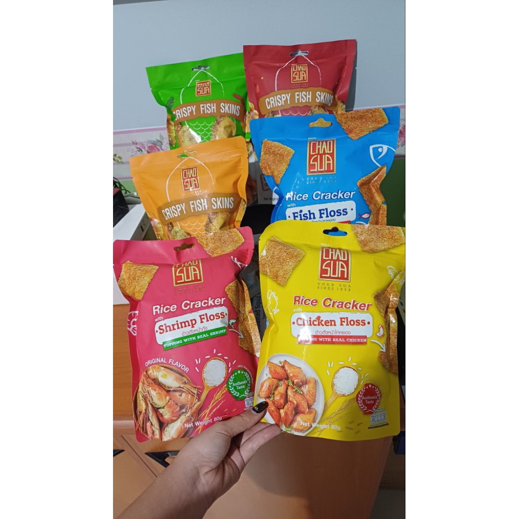 

[Ready Stock] Chao Sua Rice Cracker | Makanan Thailand | Snack Thailand | Jastip Thailand | Oleh-oleh Thailand