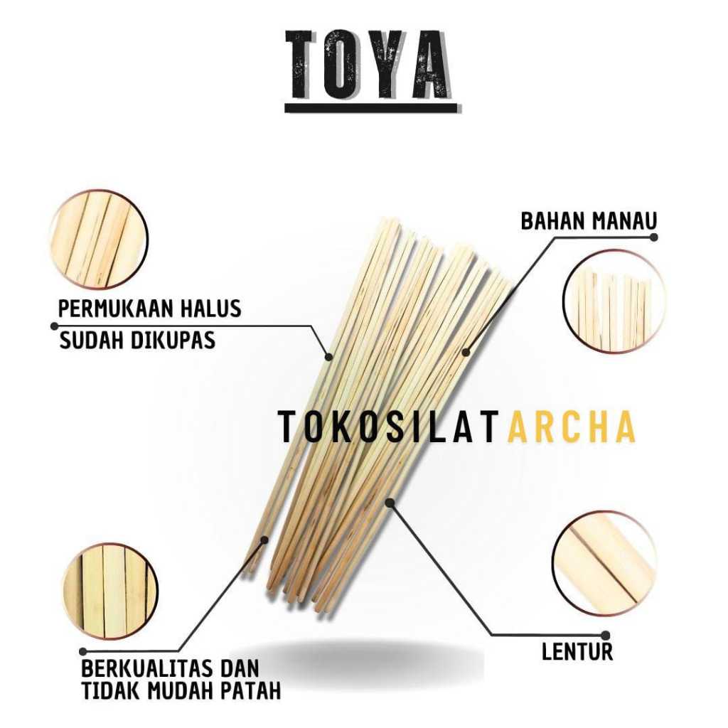 Toya Pencak Silat / Toya Kulit dan Toya Tanpa Kulit (kupas) / Toya Silat