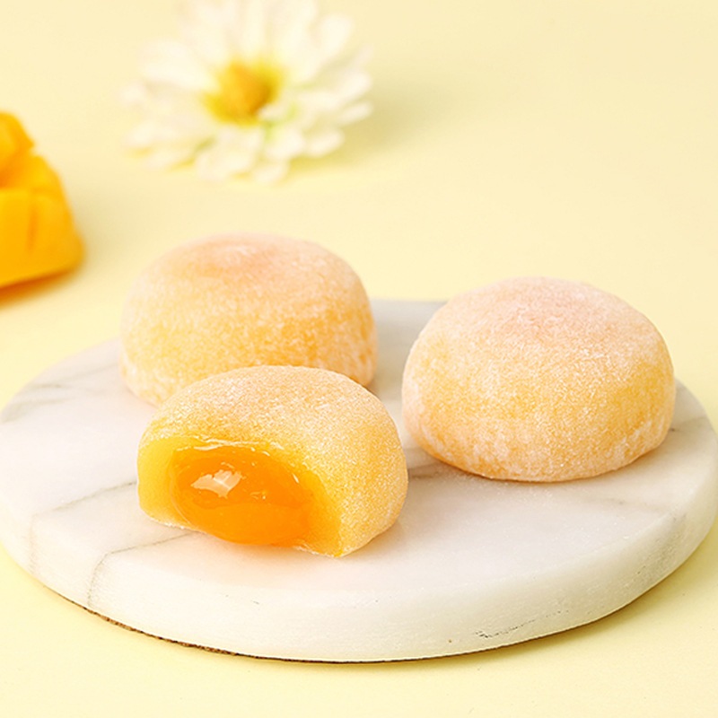 

QH [ HALAL ] Mochi Ronde Isi Selai Coklat, Mangga, Strawberry Mix 15pcs Varian Rasa / Snack Mochi