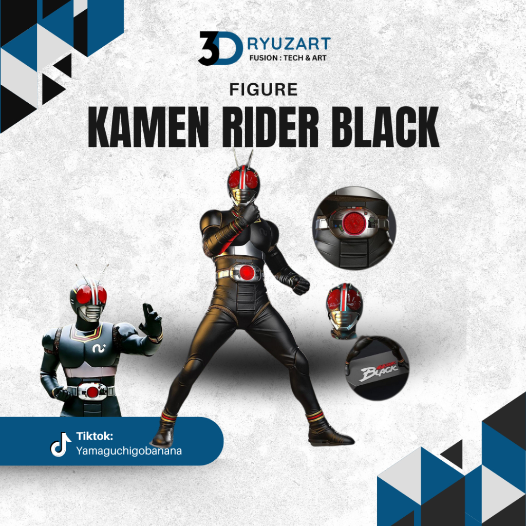 Figure Kamen Rider Black/Koleksi Tokusatsu/Figure Kamen Rider Black RX/action figure tokusatsu