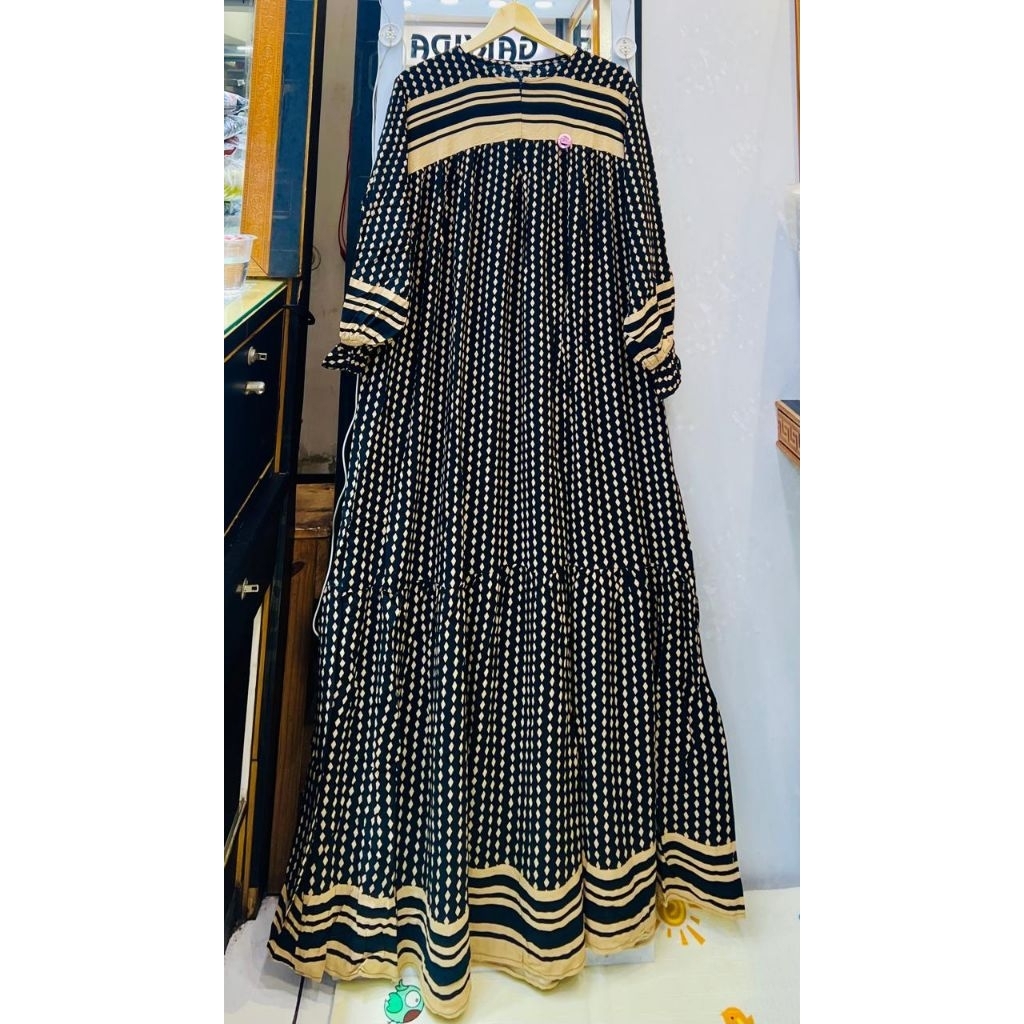 gamis katun rempel