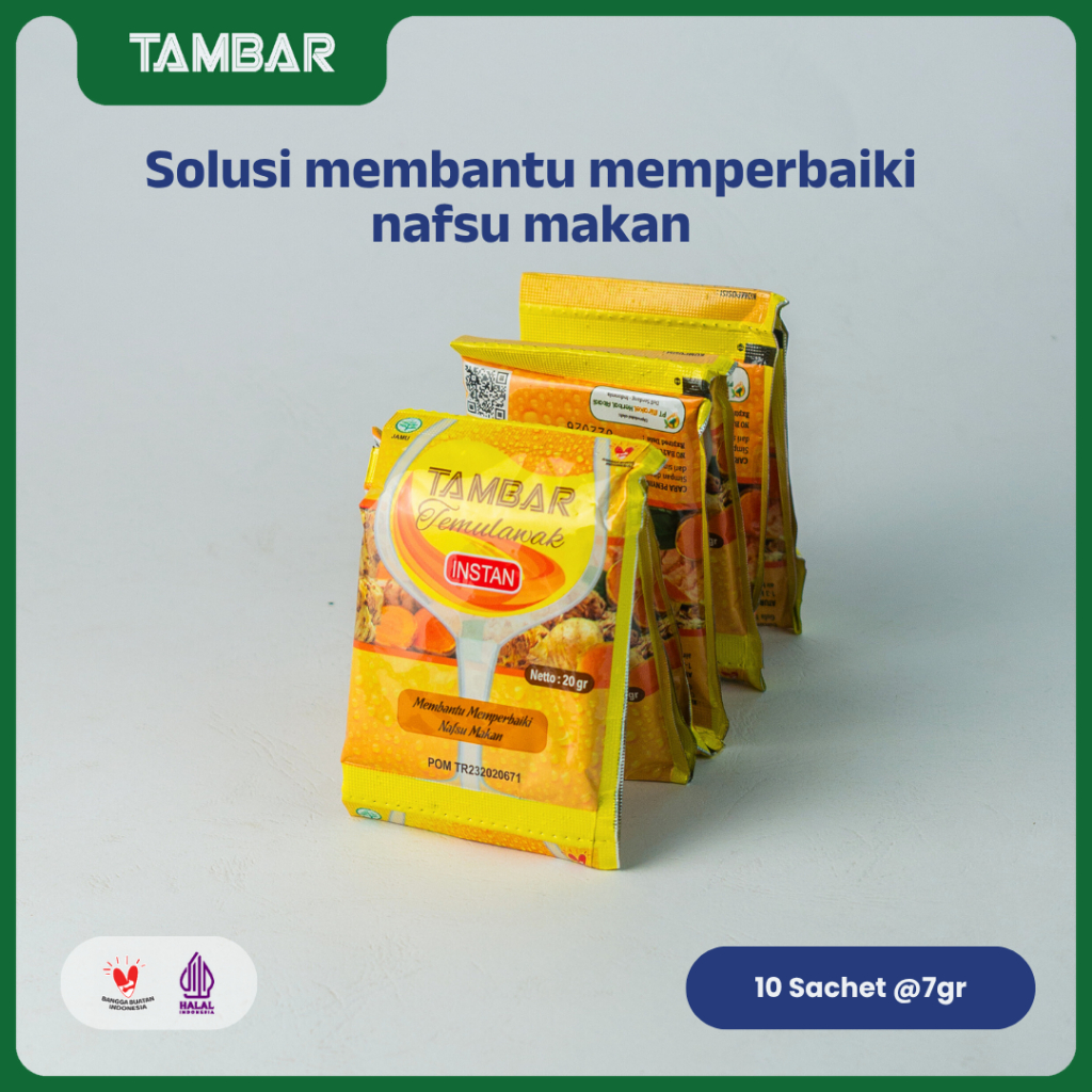 

TAMBAR Temulawak Instan – Minuman Temulawak Berkualitas untuk Meningkatkan nafsu Makan | Serbuk