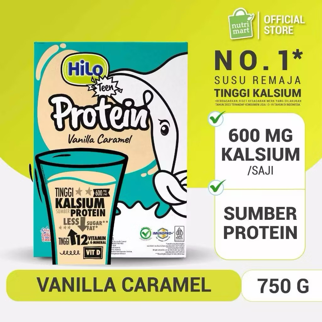 

HILO TEEN 750gr Chocolate / Vanilla Caramel Susu tinggi kalsium