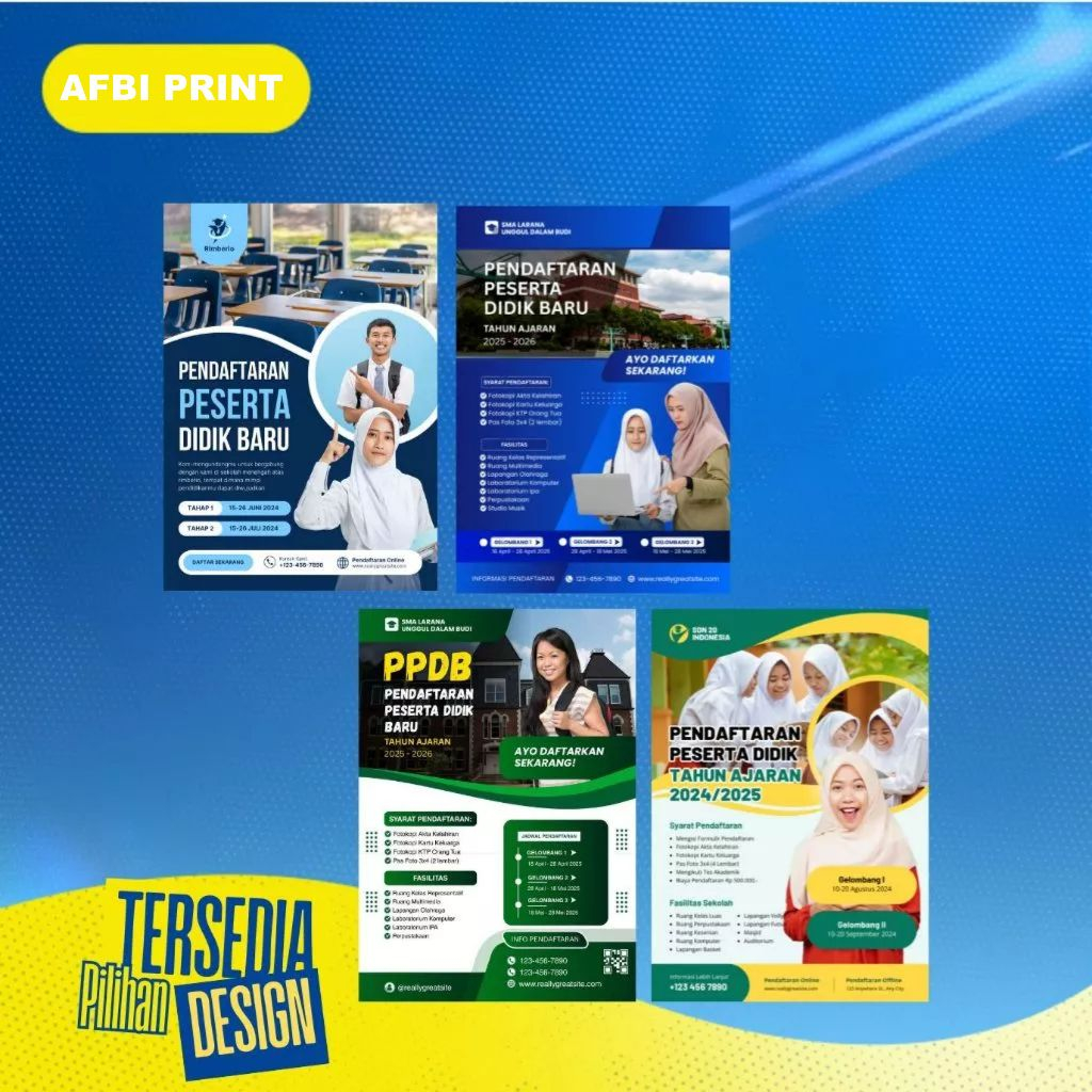 

Cetak Brosur Satuan Murah A5/A4/A6 Full Color - Art Paper 150gsm
