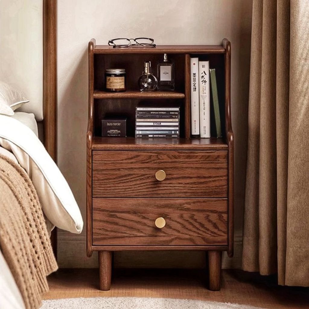 MEJA NAKAS BEDSIDE TABLEL MEJA KAMAR TIDUR MINIMALIS JATI