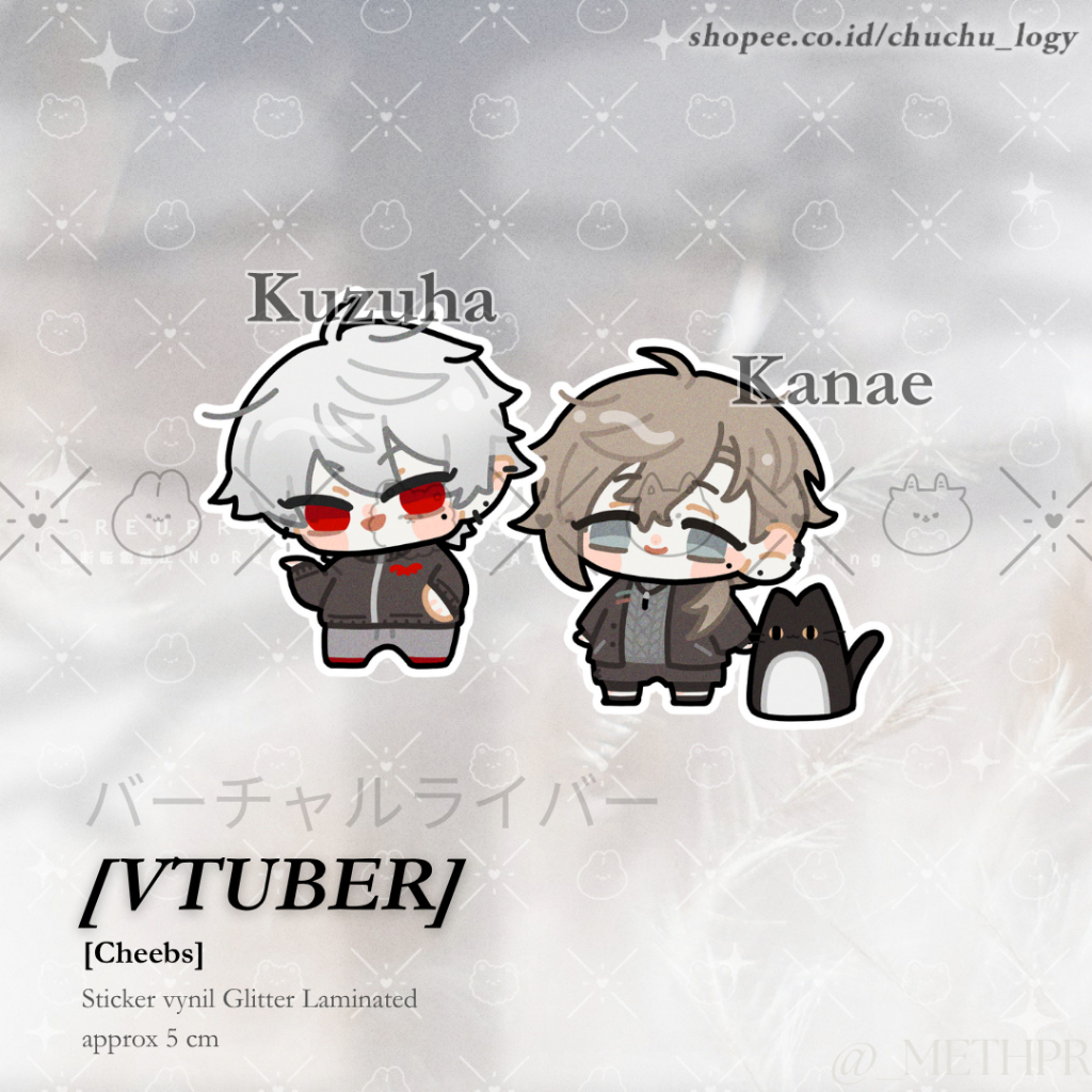 

Nijisanji vtuber [ VTUBER] Kuzuha Kanae sticker vinyl glitter laminated - Mthpr