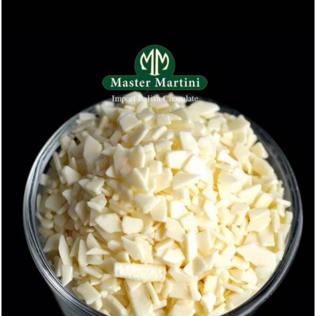 

250g caribe white flake chocolate / serpihan cokelat putih