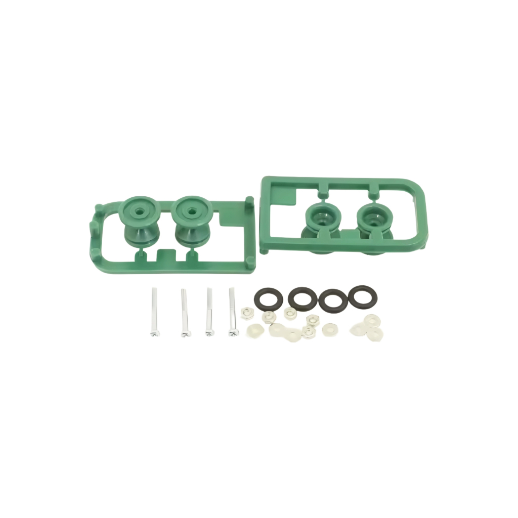 Rep, Tamiya Mini 4wd Double Roller Rubber Ring Plastik -  Roller Naga Rubber Ring Plastik By Project