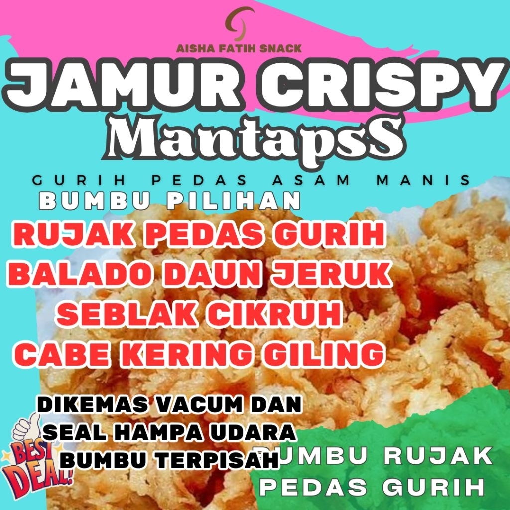 

jamur crispy renyah gurih langsung dari jamur tiram segar yg kami budidayakan