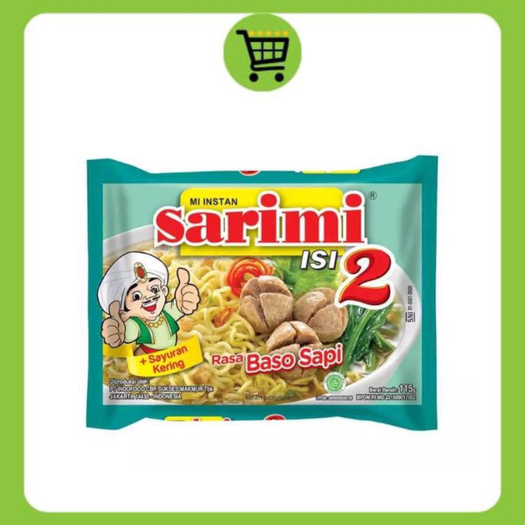 

•DailyMart• [BUNDLE 5] Mie Sarimi Isi 2 Rasa Baso Sapi | Mie Sarimi Instan Kuah
