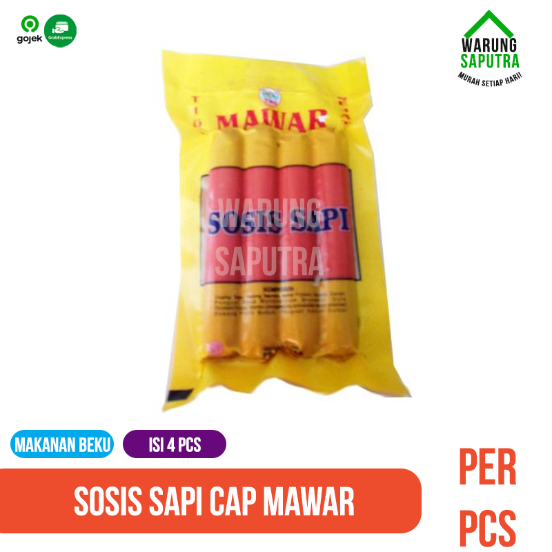

Sosis Sapi Cap Mawar Isi 4