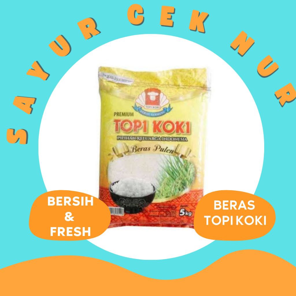 

BERAS CAP TOPI KOKI - INSTAN PALEMBANG L