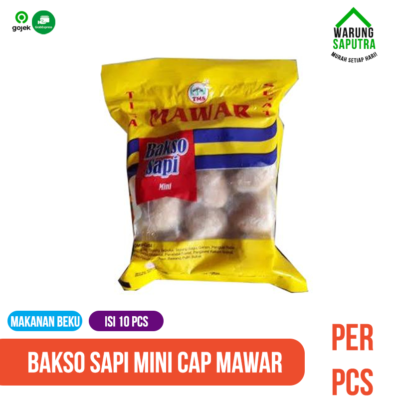 

Baso Sapi Mini / Bakso Sapi Cap Mawar Isi 10