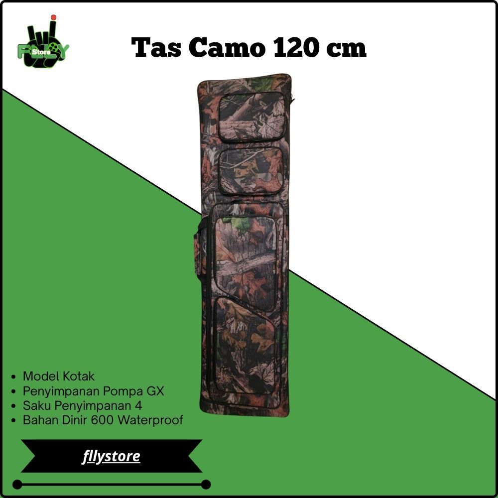 Tas Kotak Camo GX 120 Cm / Tas Kotak 120 Cm / Tas Kotak Camo GX