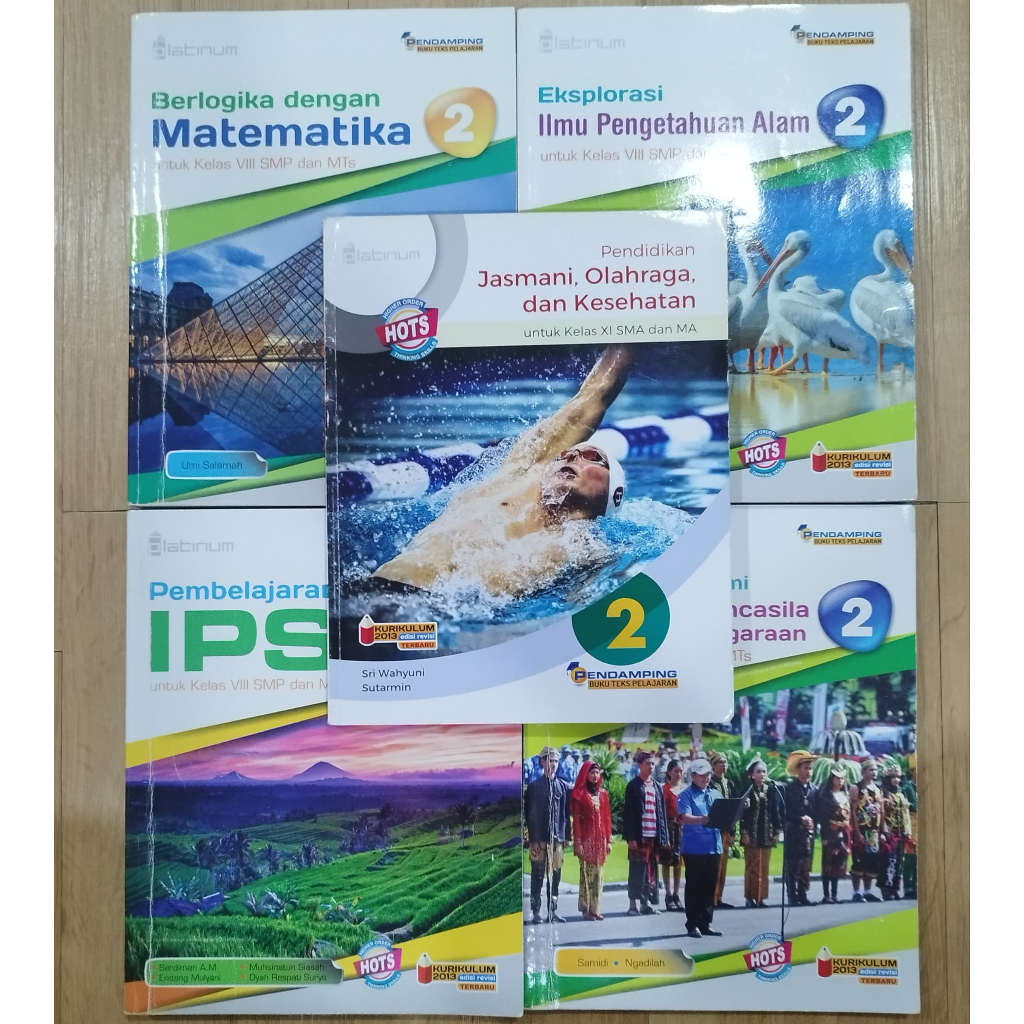 Buku Kelas 8 VIII SMP 2 Platinum Tiga Serangkai Kurikulum 2013 HOTS - IPA, PPKN, IPS, MTK, PJOK