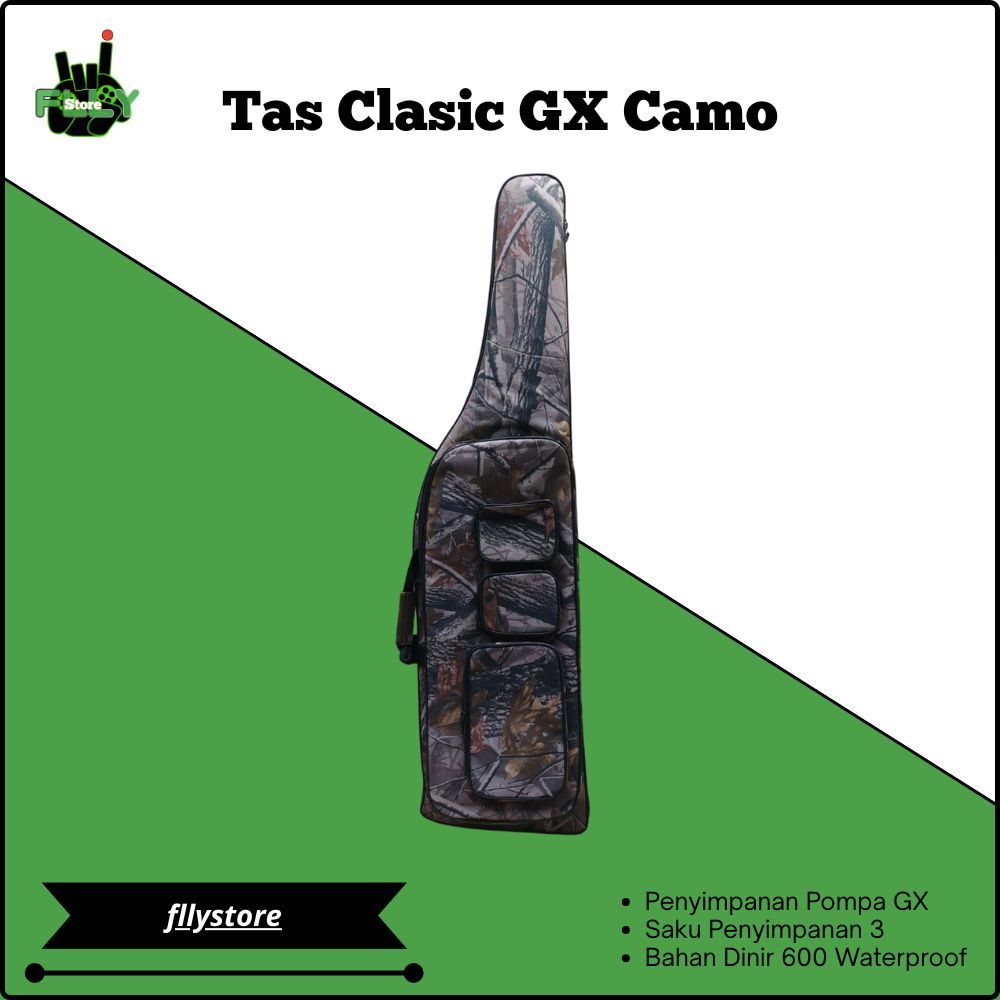 Tas Clasik Camo GX / Tas Camo Clasic GX / Tas Camo GX Saku Tiga