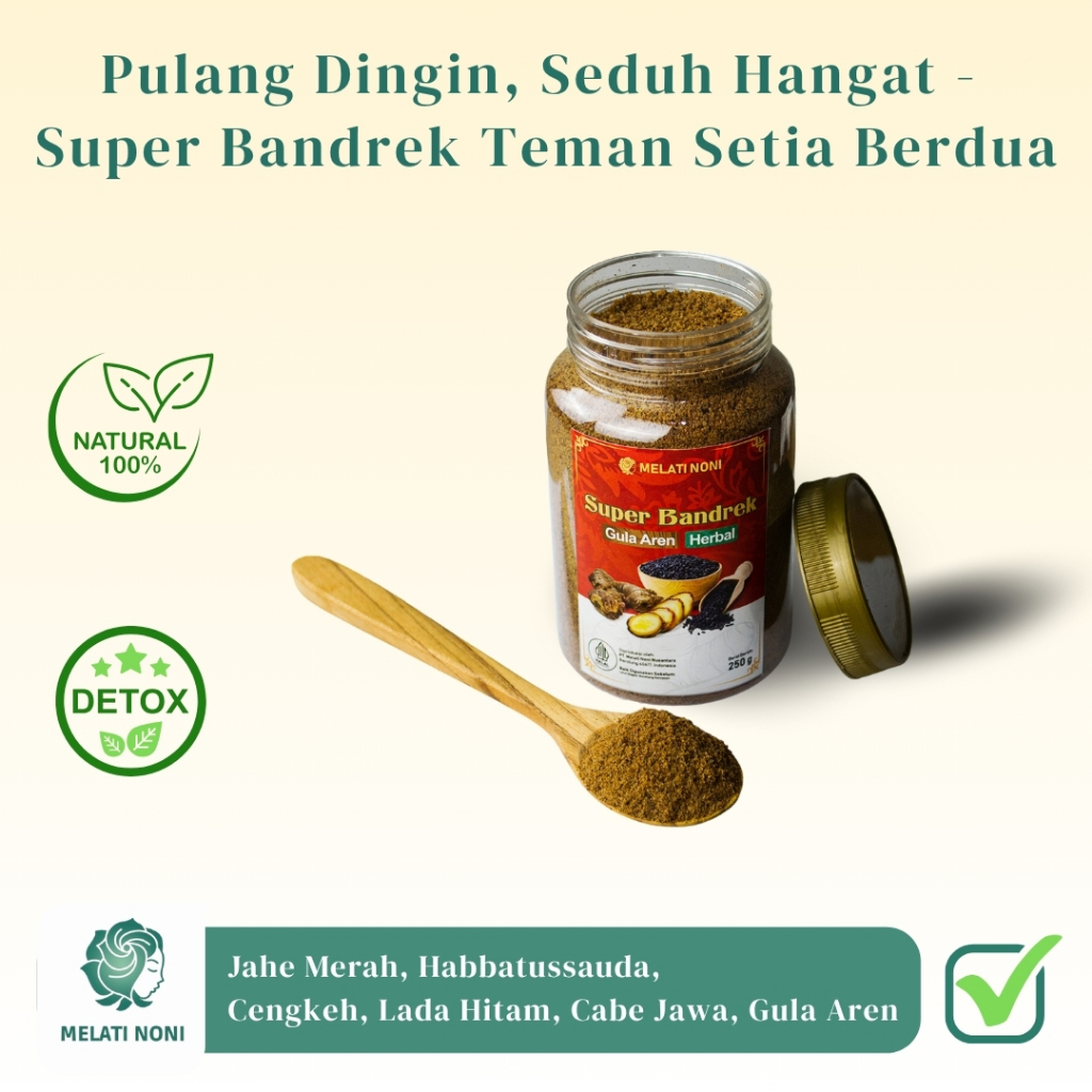 

p4yu Jahe Merah Habbatussauda Gula Aren Bubuk Murni Wedang Rempah Detox Antioksidan Herbal Melati