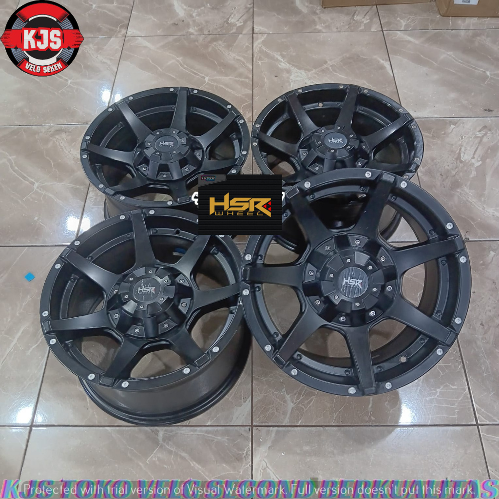 READY STOK VELG RACING SECOND MODE OFFROAD RING 16 LEBAR 8.5 PCD 6X139,7 COCOK BUAT PANTHER PAJERO H