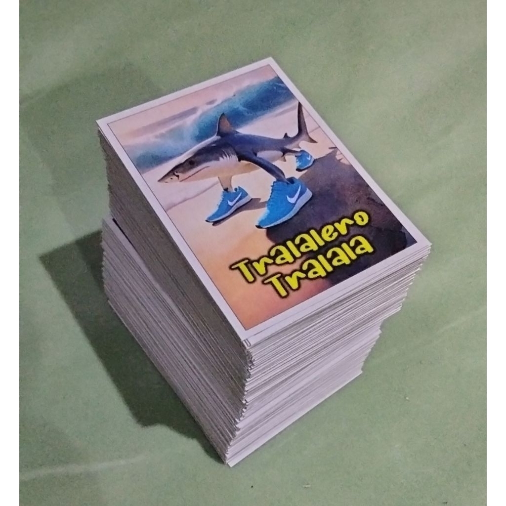 336 Kartu Karakter Anomali Brainrot Gambaran Umbul Viral Mainan Anak