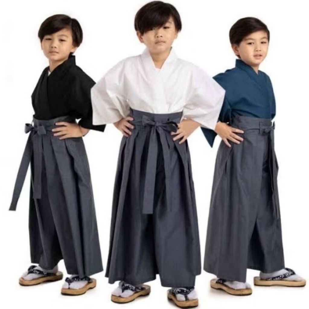 yukata hakama kimono anak baju adat tradisional jepang aikido kendo